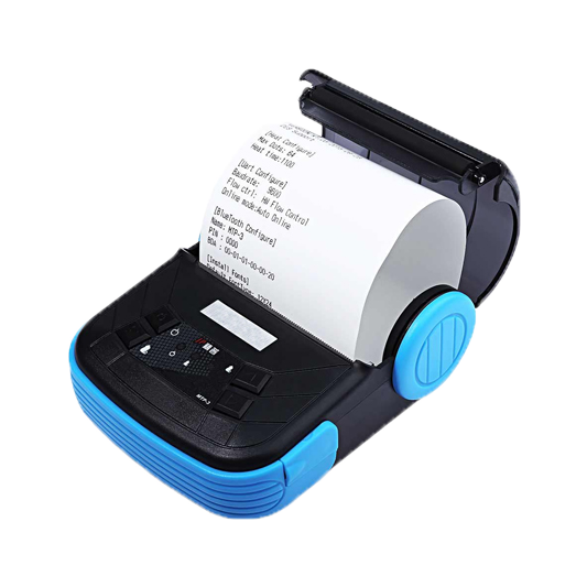 Mobile Thermal Bluetooth Wireless Printer - Blue